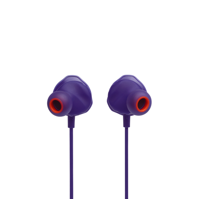 JBL Quantum 50 - Purple - Wired in-ear gaming headset with volume slider and mic mute - Detailshot 4 image number null